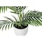 Monarch Specialties Artificial Plant, 28" Tall, Palm Tree, Indoor, Faux, Fake, Floor, Greenery, Potted, Real Touch I 9508 - alternate 4